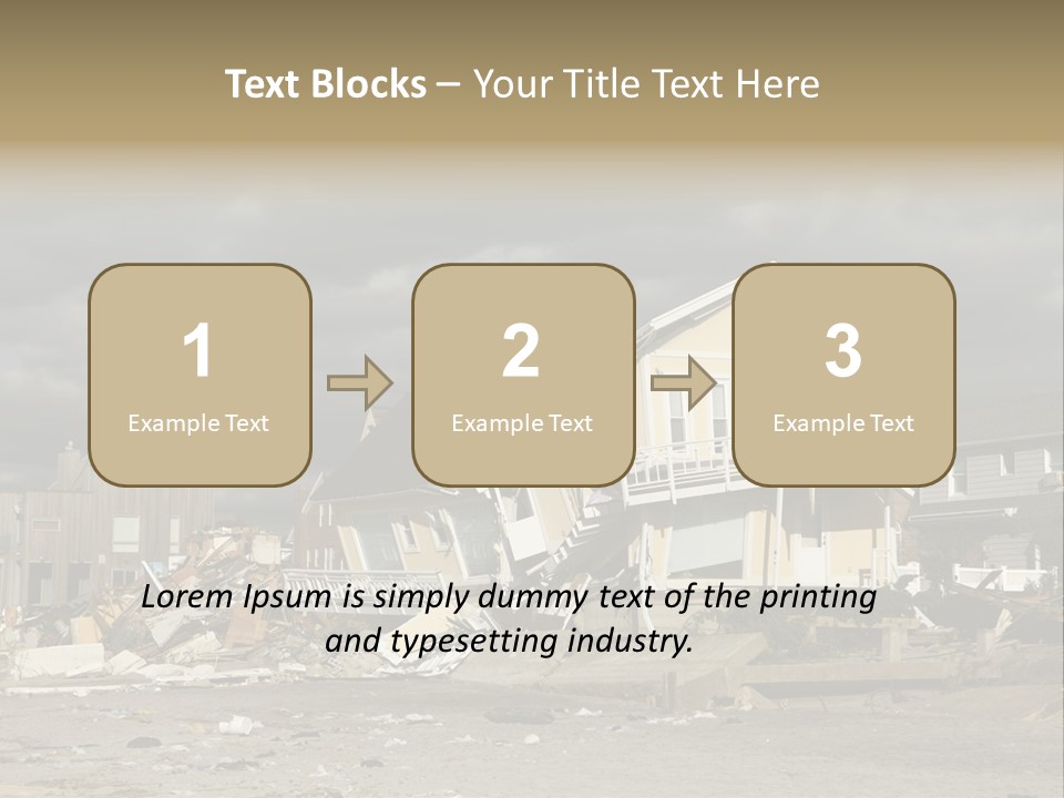 Sandy Down Building PowerPoint Template