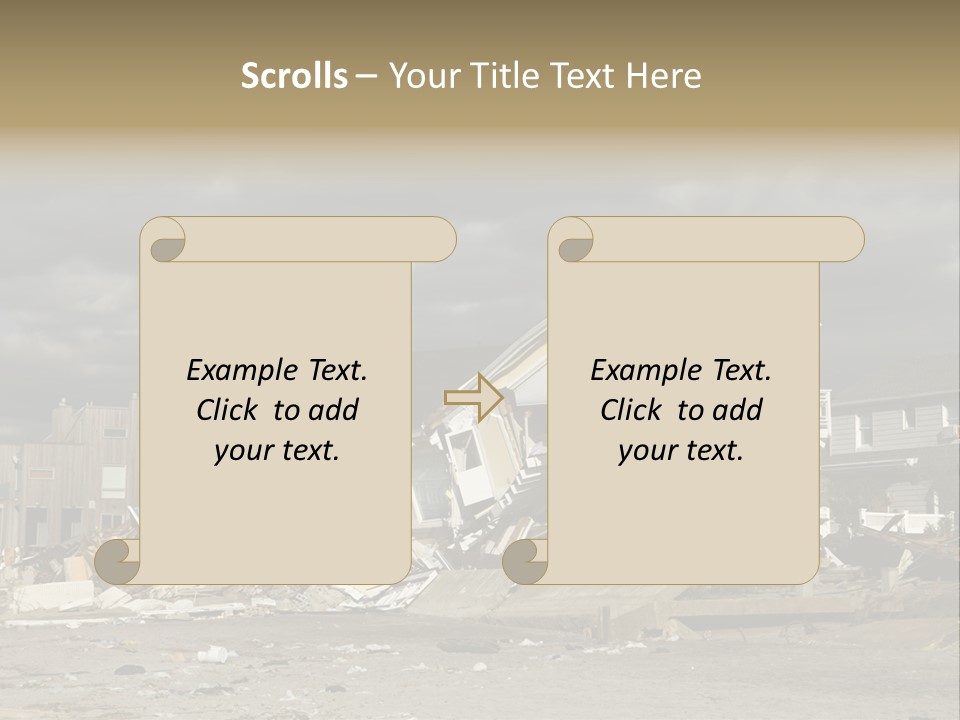 Sandy Down Building PowerPoint Template