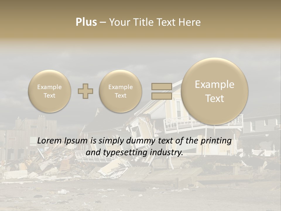 Sandy Down Building PowerPoint Template
