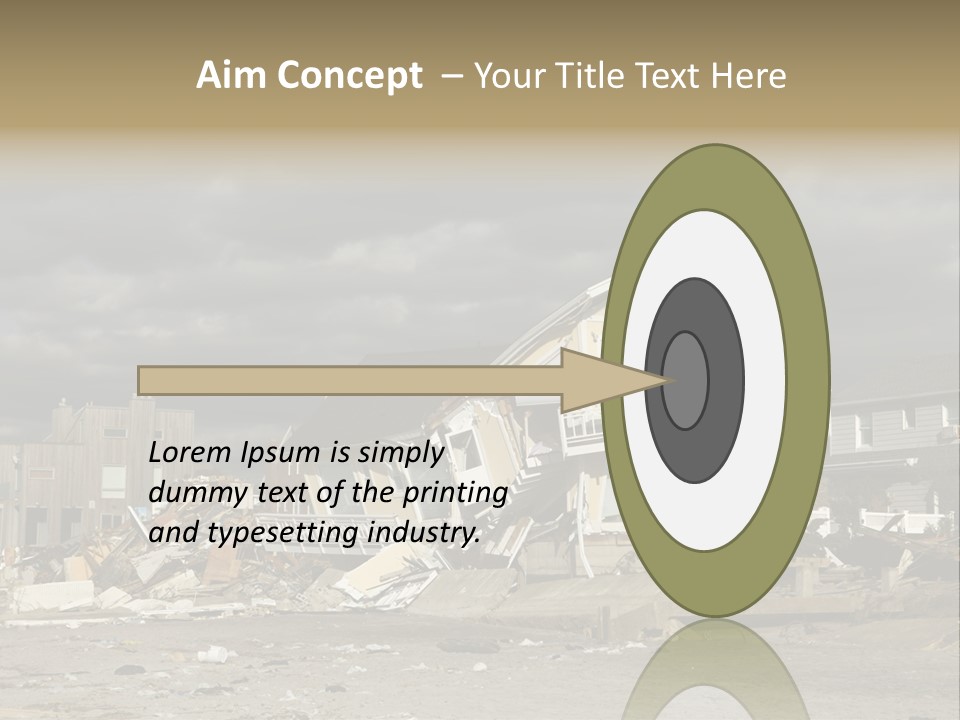 Sandy Down Building PowerPoint Template