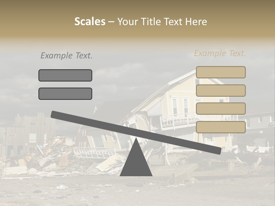Sandy Down Building PowerPoint Template