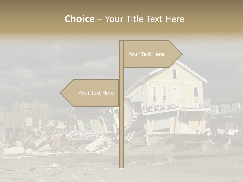 Sandy Down Building PowerPoint Template