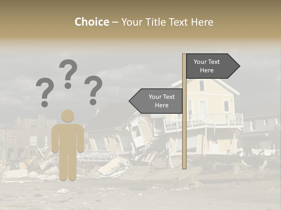 Sandy Down Building PowerPoint Template