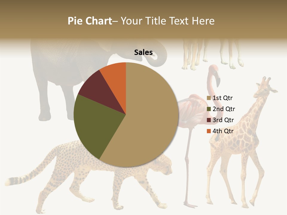 A Group Of Different Animals Standing Next To Each Other PowerPoint Template