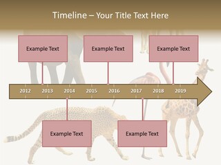 A Group Of Different Animals Standing Next To Each Other PowerPoint Template