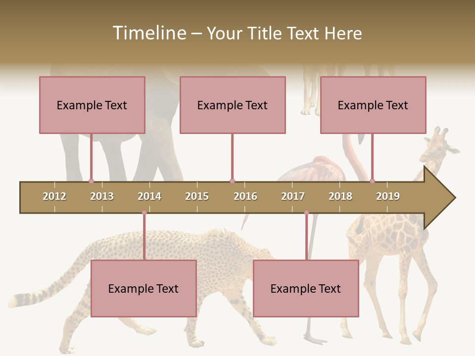 A Group Of Different Animals Standing Next To Each Other PowerPoint Template