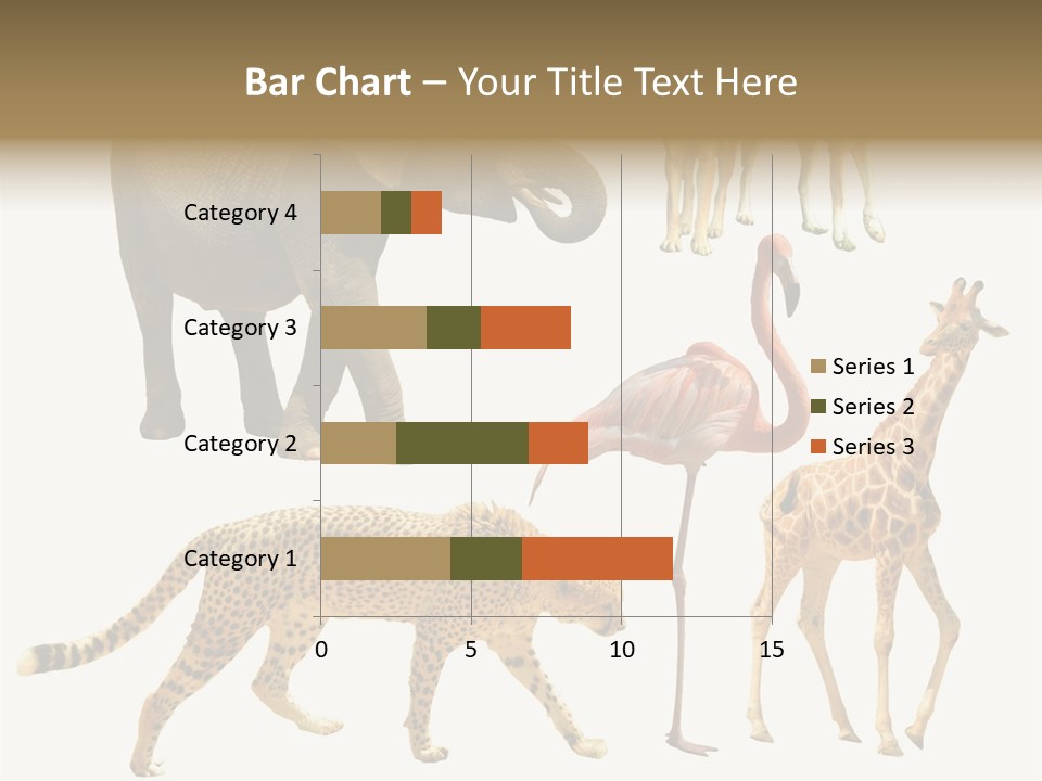 A Group Of Different Animals Standing Next To Each Other PowerPoint Template