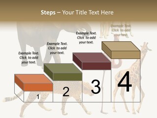 A Group Of Different Animals Standing Next To Each Other PowerPoint Template