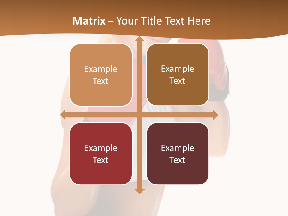 Sport Strong Glove PowerPoint Template