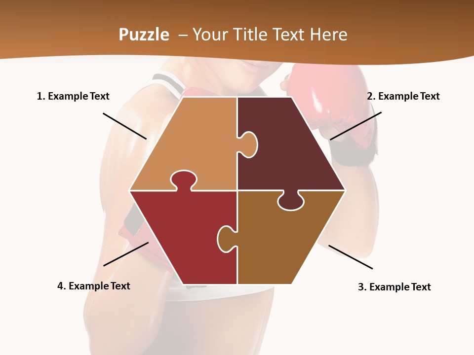 Sport Strong Glove PowerPoint Template