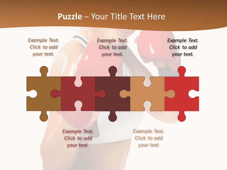 Sport Strong Glove PowerPoint Template