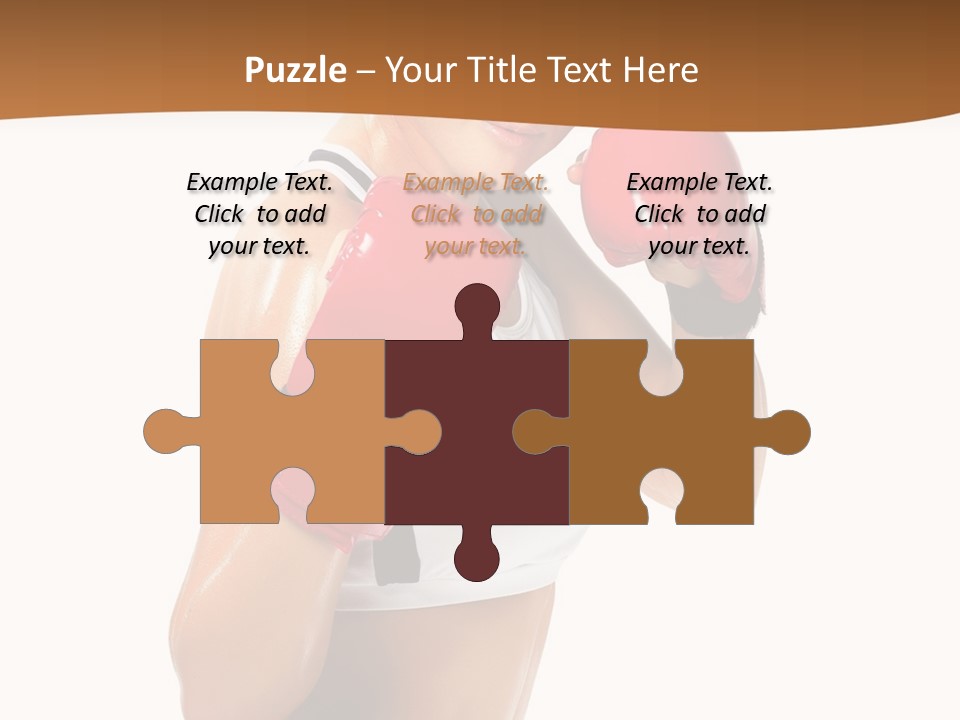 Sport Strong Glove PowerPoint Template