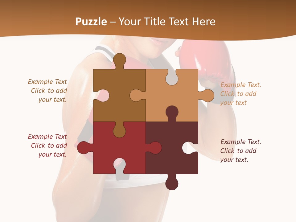 Sport Strong Glove PowerPoint Template