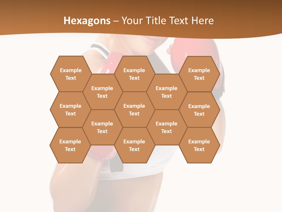 Sport Strong Glove PowerPoint Template