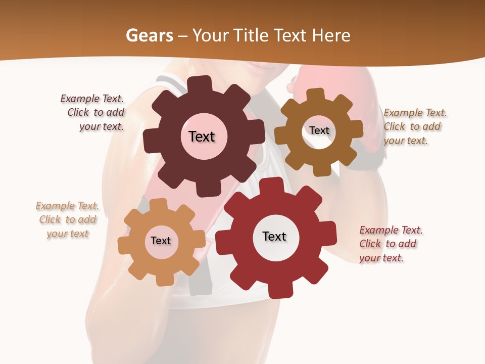 Sport Strong Glove PowerPoint Template