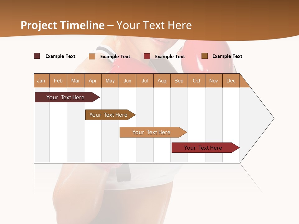 Sport Strong Glove PowerPoint Template