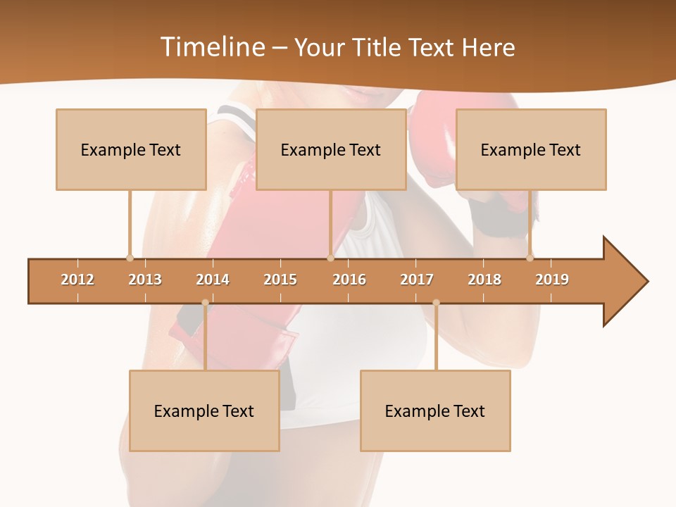 Sport Strong Glove PowerPoint Template