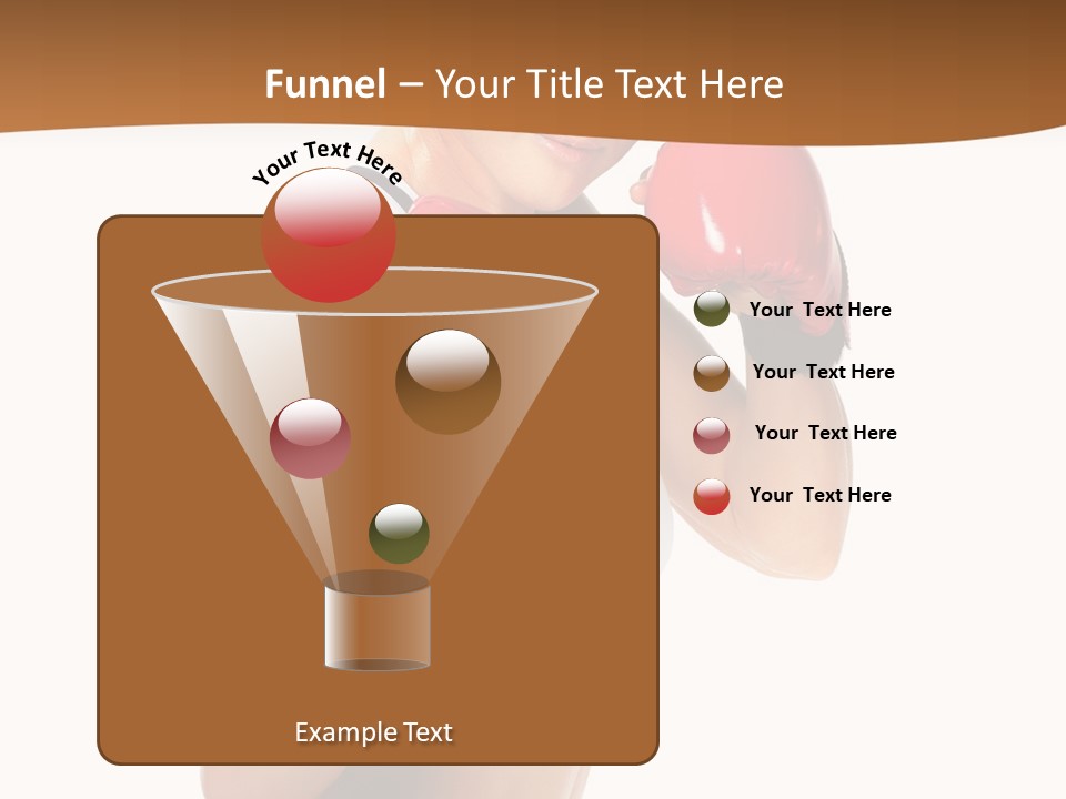 Sport Strong Glove PowerPoint Template