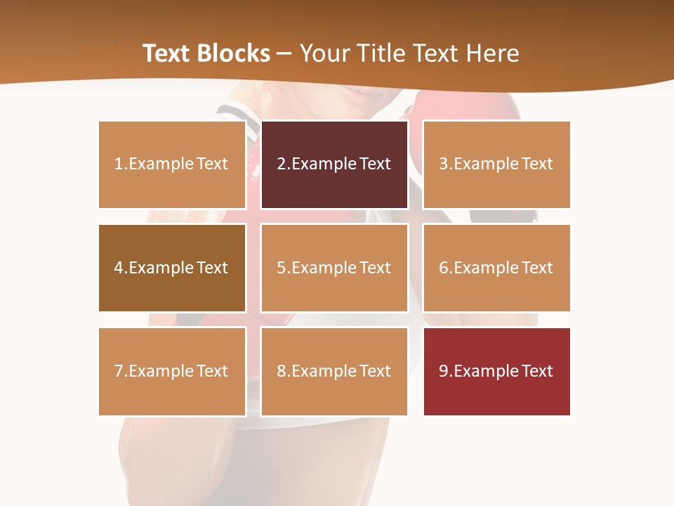 Sport Strong Glove PowerPoint Template