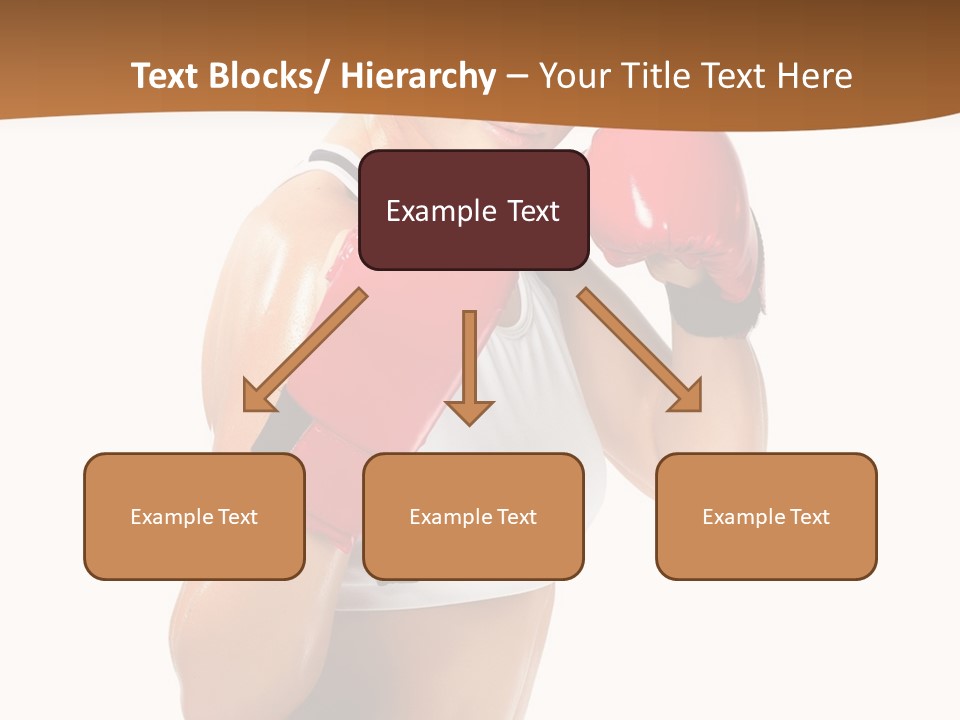 Sport Strong Glove PowerPoint Template