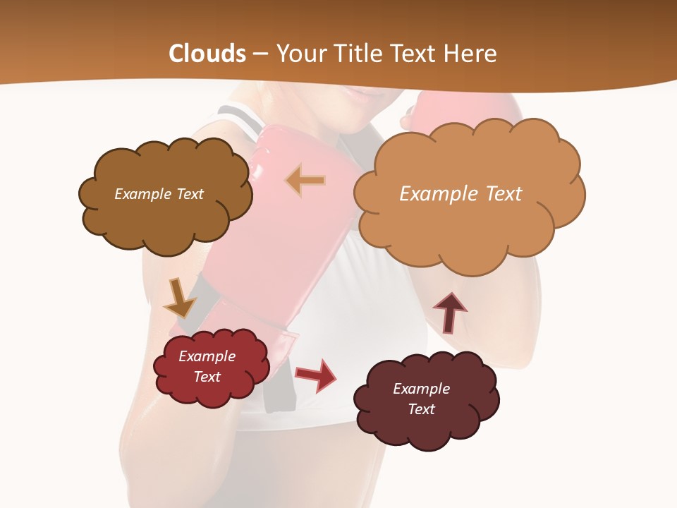 Sport Strong Glove PowerPoint Template