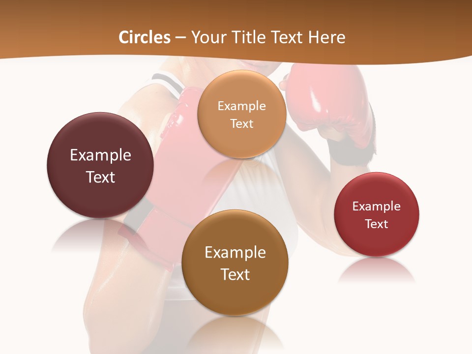 Sport Strong Glove PowerPoint Template