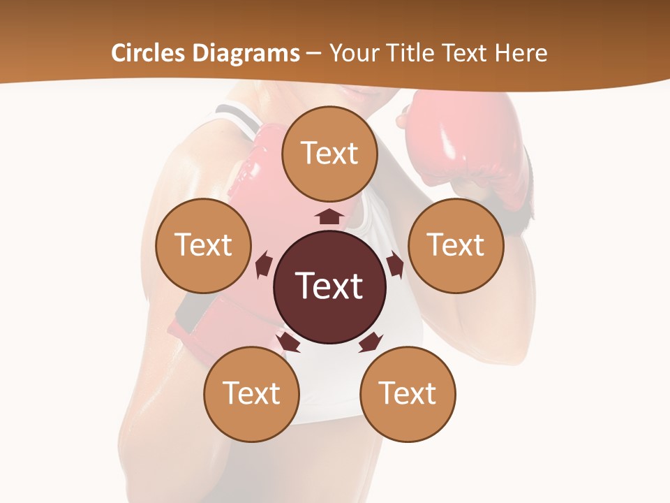 Sport Strong Glove PowerPoint Template