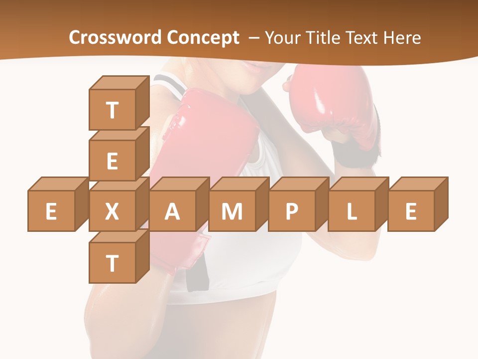 Sport Strong Glove PowerPoint Template