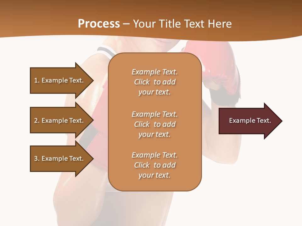 Sport Strong Glove PowerPoint Template