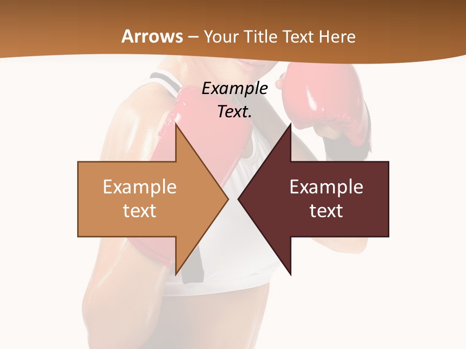 Sport Strong Glove PowerPoint Template