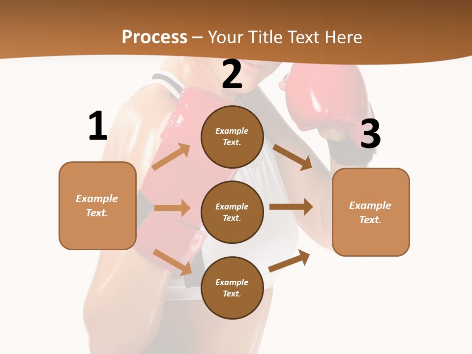 Sport Strong Glove PowerPoint Template