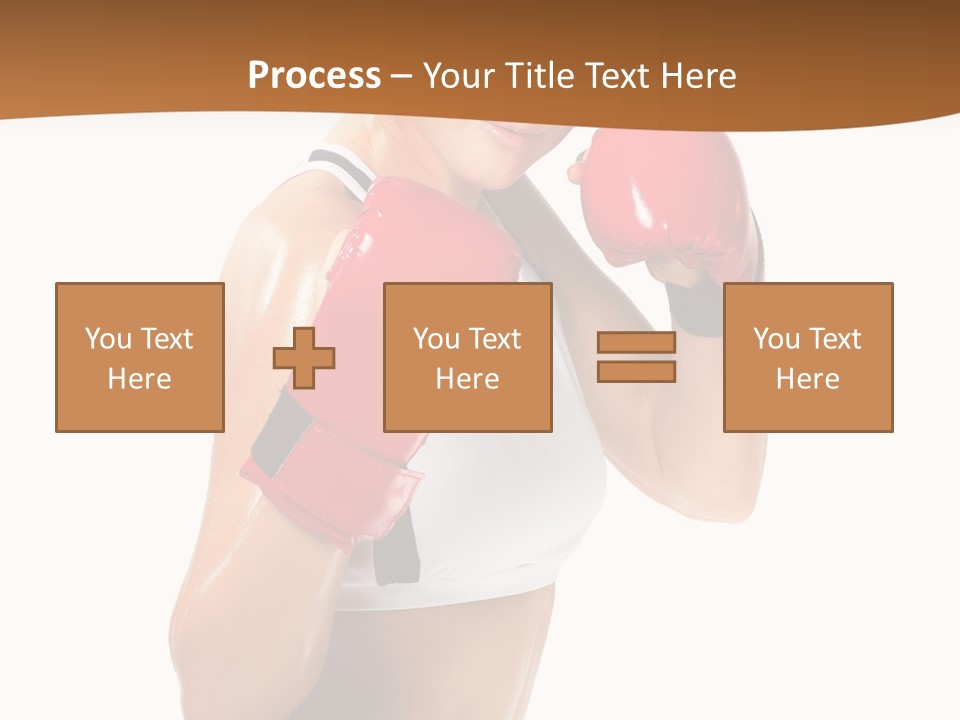 Sport Strong Glove PowerPoint Template