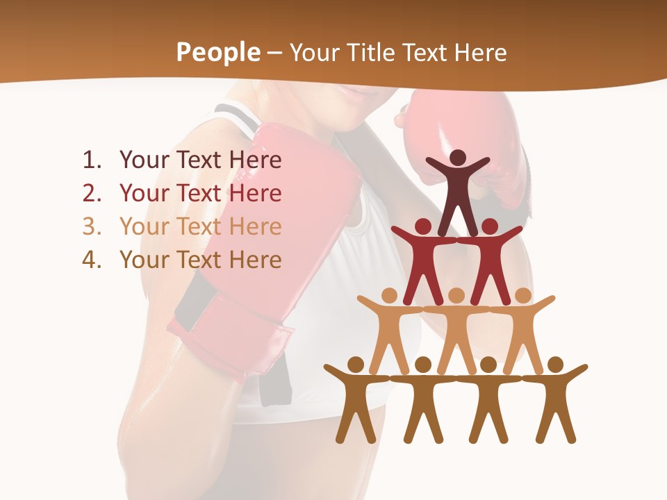 Sport Strong Glove PowerPoint Template