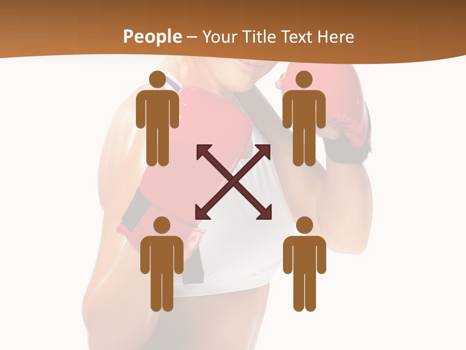 Sport Strong Glove PowerPoint Template