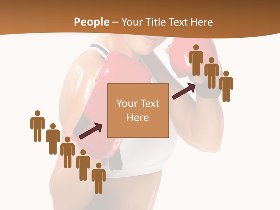 Sport Strong Glove PowerPoint Template