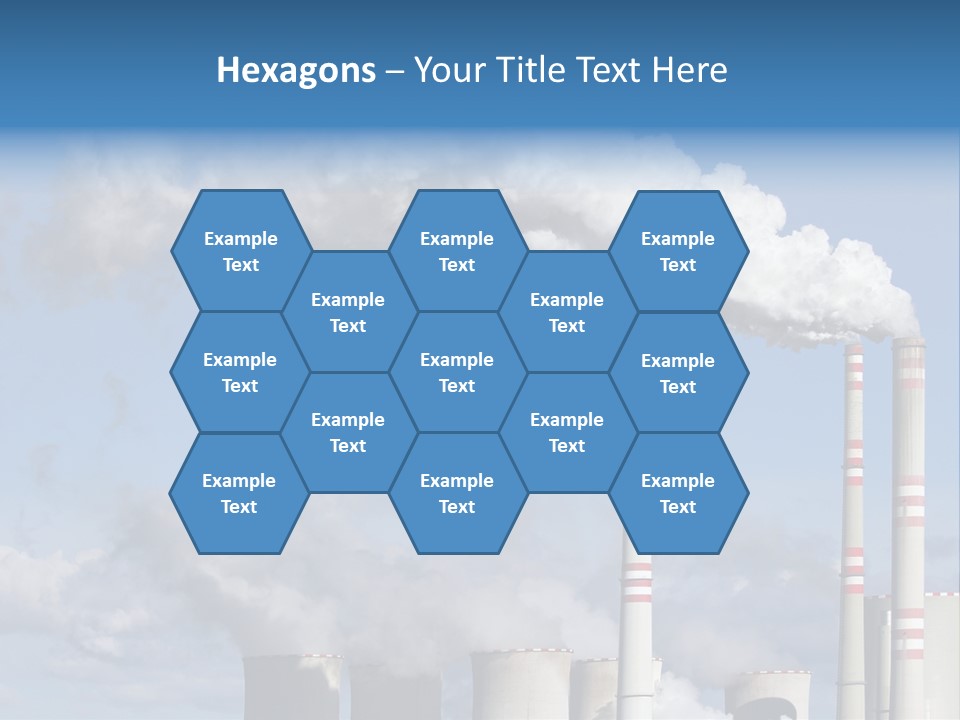 Plant E Emissions Steam PowerPoint Template