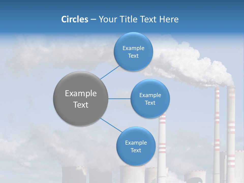 Plant E Emissions Steam PowerPoint Template
