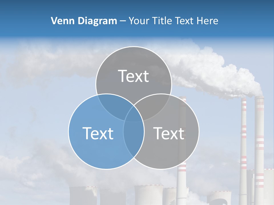 Plant E Emissions Steam PowerPoint Template