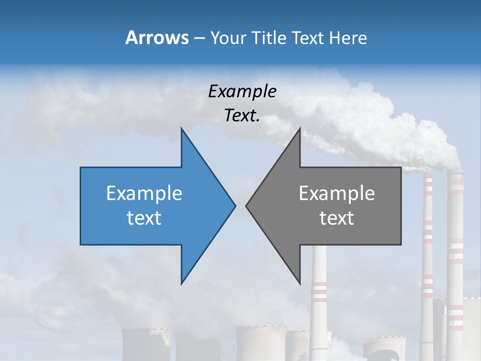 Plant E Emissions Steam PowerPoint Template