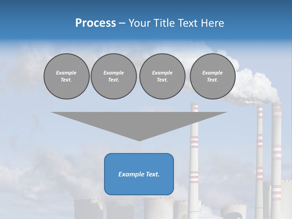 Plant E Emissions Steam PowerPoint Template