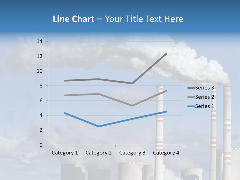Plant E Emissions Steam PowerPoint Template
