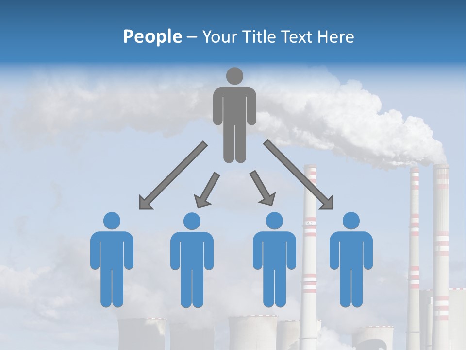 Plant E Emissions Steam PowerPoint Template