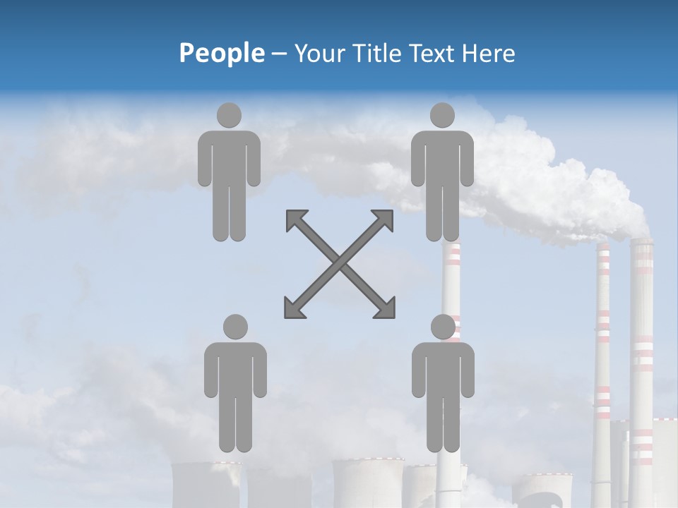 Plant E Emissions Steam PowerPoint Template