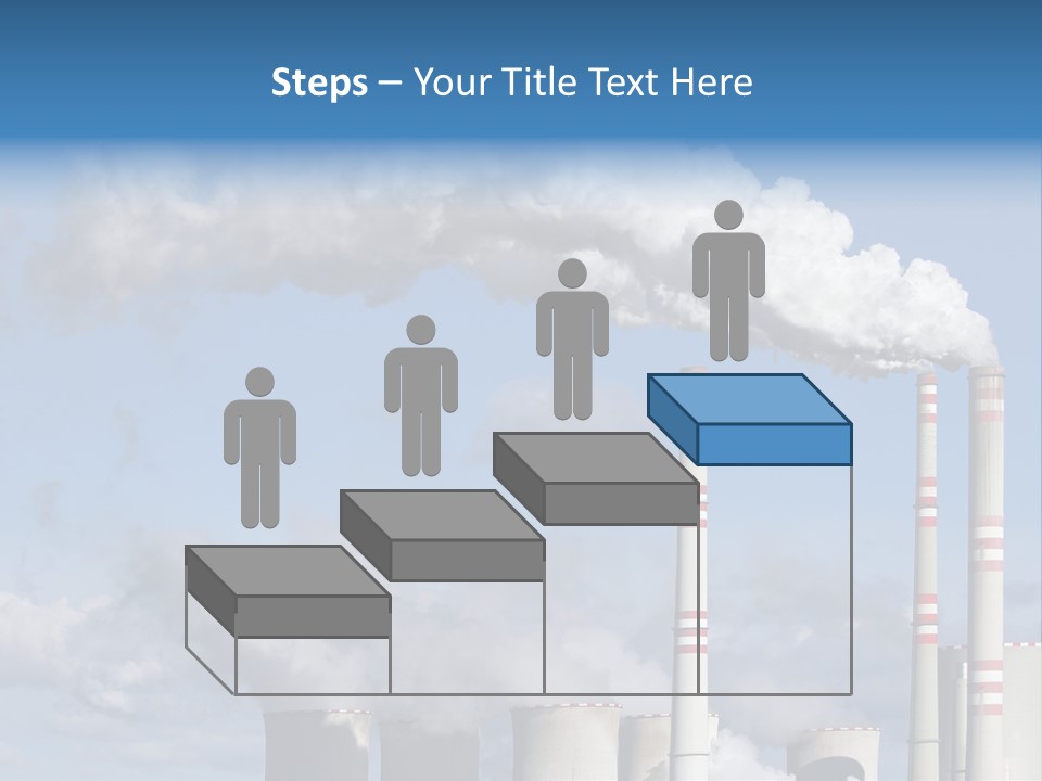 Plant E Emissions Steam PowerPoint Template