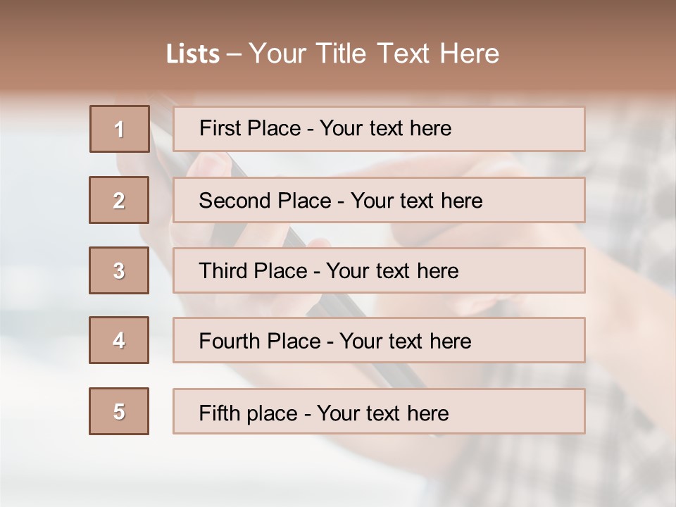 Touch Office Global PowerPoint Template