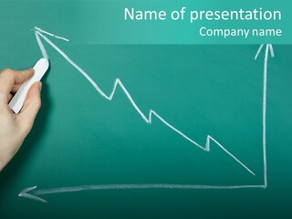 Market Finance Chalkboard PowerPoint Template