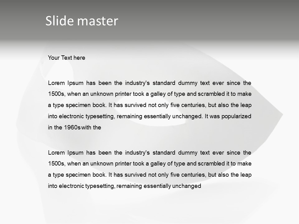 Theatr Emotion Close PowerPoint Template