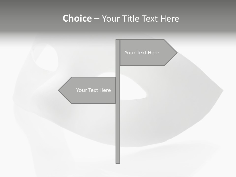 Theatr Emotion Close PowerPoint Template