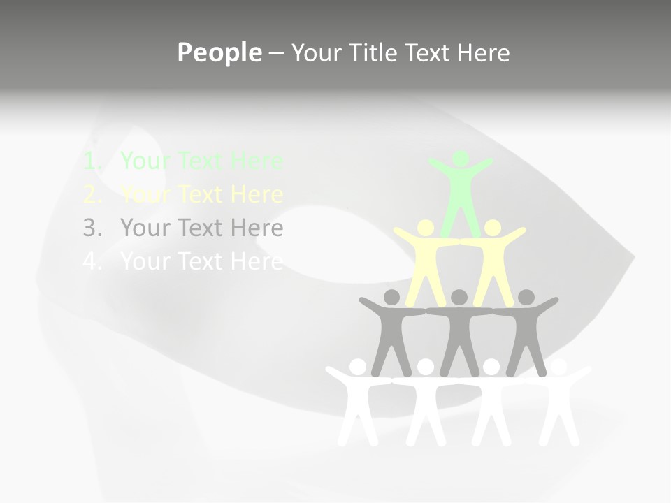 Theatr Emotion Close PowerPoint Template