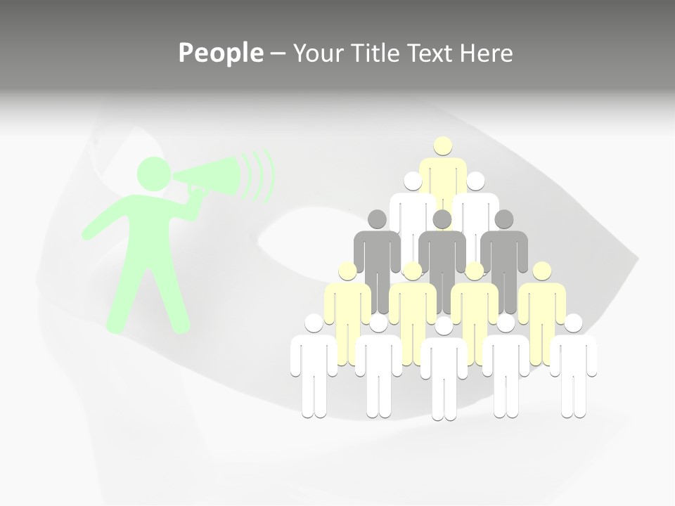 Theatr Emotion Close PowerPoint Template